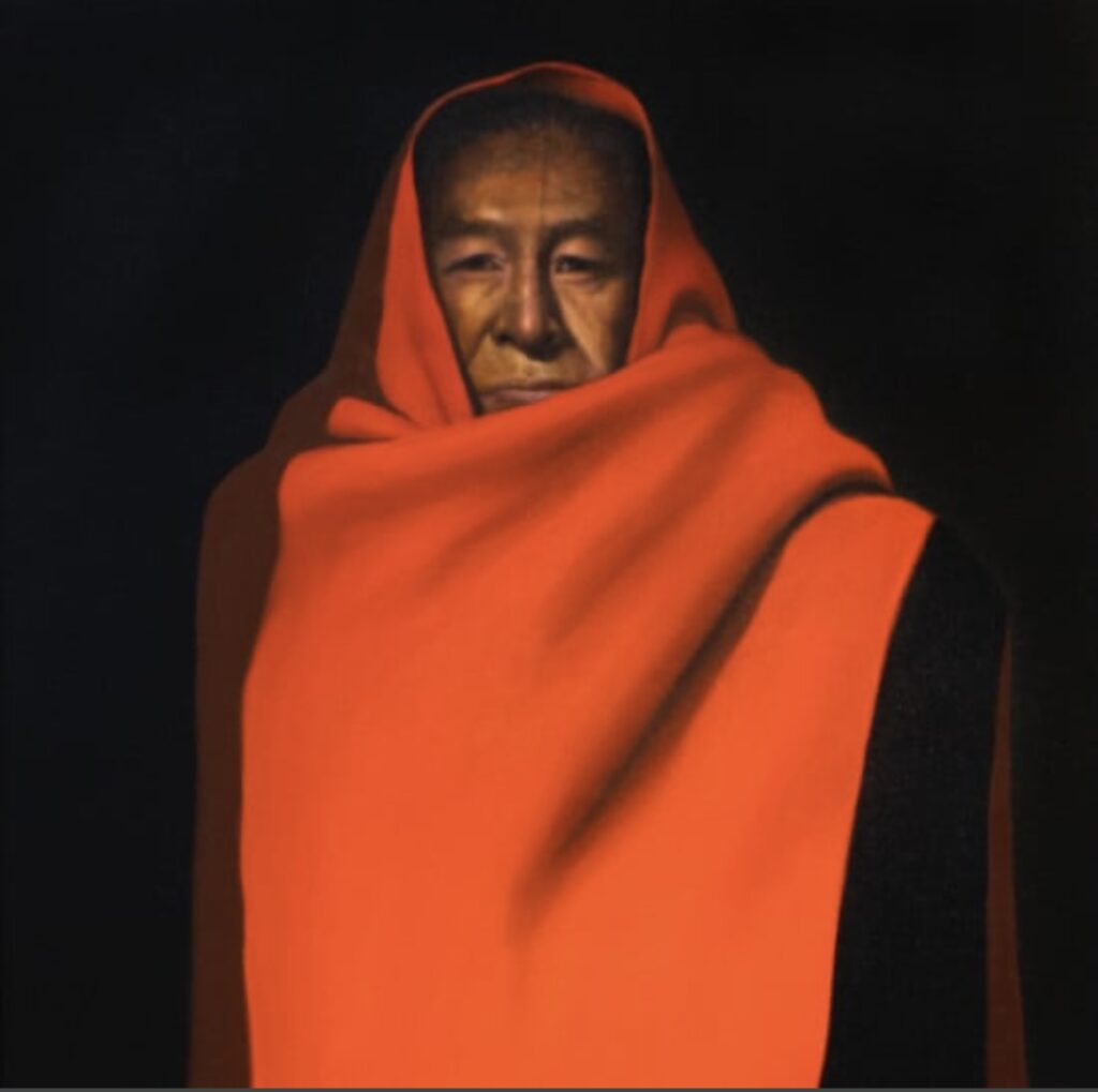 Tony in a Red Blanket